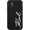 Karl Lagerfeld KLHCN61SKSVGK iPhone 11 / Xr  6.1 czarny/black hardcase Silicone Signature